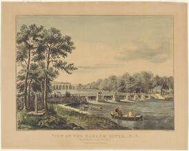 View on the Harlem River, N.Y.