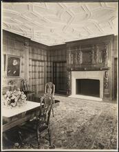 [Residence. Interior, dining room.]