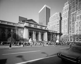 [Main branch of the New York Public Library.]