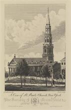 A View of St. Paul's Church, New York