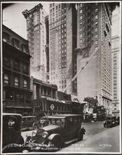 41st St. Elevation - Looking N.E. [Lincoln Building construction.]