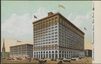 Wanamaker's Department Store, New York.
