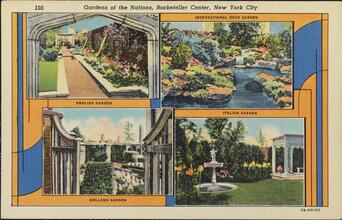 Gardens of the Nations, Rockefeller Center, New York City