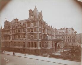Houses - Cornelius Vanderbilt, 1908.  Fifth Ave. S.W. Cor. 58th Street.