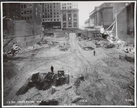 41st St. Side [Lincoln Building construction.]