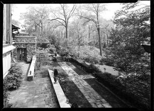 W. E. Ditmars [residence]. View from window of Mrs. Johnson's room.