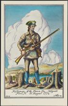 Rifleman - 4th Penn. Bn. - Wayne's Fort Ti. 31 August 1776.