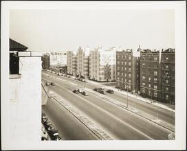 1475 Grand Concourse. [On roof of] Theodore Roosevelt Apartments. Elevated view from across the street