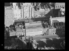 Museum of Modern Art, birds-eye view from observatory in RCA Building.