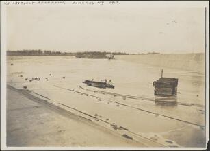 [New York aqueduct reservoir.]