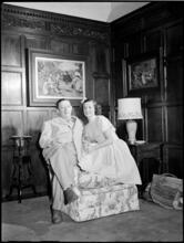 Billy Rose [Billy Rose and Eleanor Holm at home.]