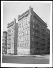 468-478 Convent Avenue at the S.W. corner of 151st Street. The Saranac Apartment House.
