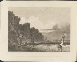 The Palisade Rocks on the Hudson River, West Bank, New York