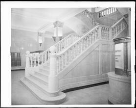 65 Broadway. American Express Building, grand stairway detail.