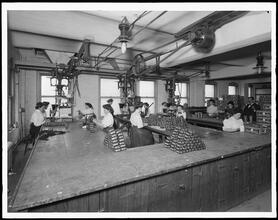 Franklin Street and Greenwich Street. B. Fischer and Co. Factory, Tea Packing Dept..