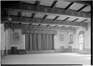 Beth Elohim Temple House. Auditorium (unfinished).