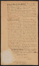 [Deed to Charles Stewart for pew number 59 of St. Paul's Chapel.]
