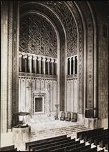 [Temple Emanu-El, interior.]