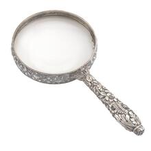 Silver Magnifying Glass for Desk