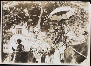 [Chinese women in New York's 4th of July parade.]