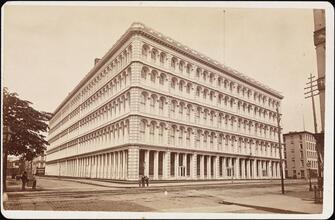 [A.T. Stewarts retail store.]