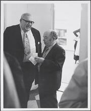 [Unidentified man talking to Shmulik Goldstein.]