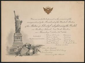 Inauguration of the Statue of Liberty