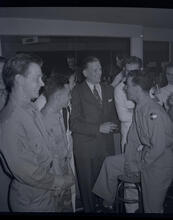 Cafe Society Servicemen greeted in WWII