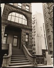 Brownstone Front and Skyscraper