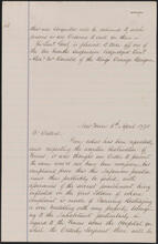 Order book of Oliver De Lancey, April 6, 1778-April 30, 1778, copied by Edward Floyd De Lancey in 1880