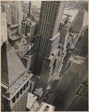 Wall Street Showing East River