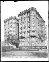 Riverside Drive and 92nd Street. Apartment house.