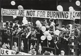 [Anti-war demonstration.]