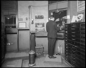Interior, Hippodrome ticket office.