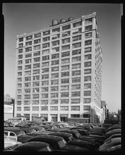 250 Hudson Street. View looking east at Hudson Street side.