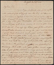 Letter from John Peter De Lancey to John De Lancey, January 18, 1791