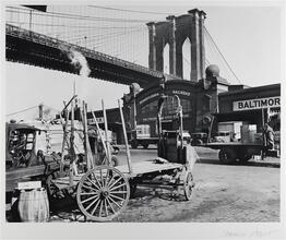 Brooklyn Bridge with Pier 21, Pennsylvania Railroad