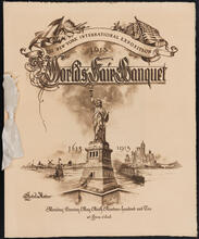 The New York International Exposition. The World's Fair Banquet