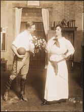 [John Barrymore as George MacFarland and Mary Young as Dolly in "Believe Me Xantippe".]