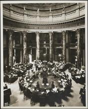 New York University. University Heights campus. Interior, library