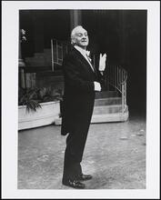 [Hans Conried as Madame Lucy in "Irene".]