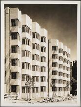 East 179th Street and Grand Concourse. Apartment building