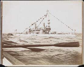 [Dewey Naval Parade, U.S.S. Indiana.]