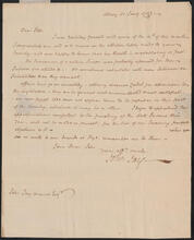Letter from John Jay to Peter Jay Munro, January 21, 1797