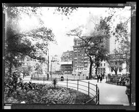 Madison Square. View taken across Madison Square, site for New York Life Insurance Company's new building.