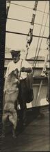[Captain Gundersen of the "Tusitala".]