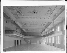 809 Westchester Avenue and 158th Street. Burland Casino interior showing ceiling.