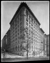 Riverside Drive and 99th Street. The Clifden Apartments.