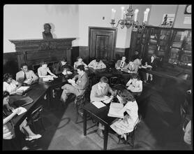 Rhodes School, class rooms.