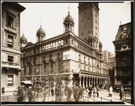 East 26th Street and Madison Avenue. Old Madison Square Garden